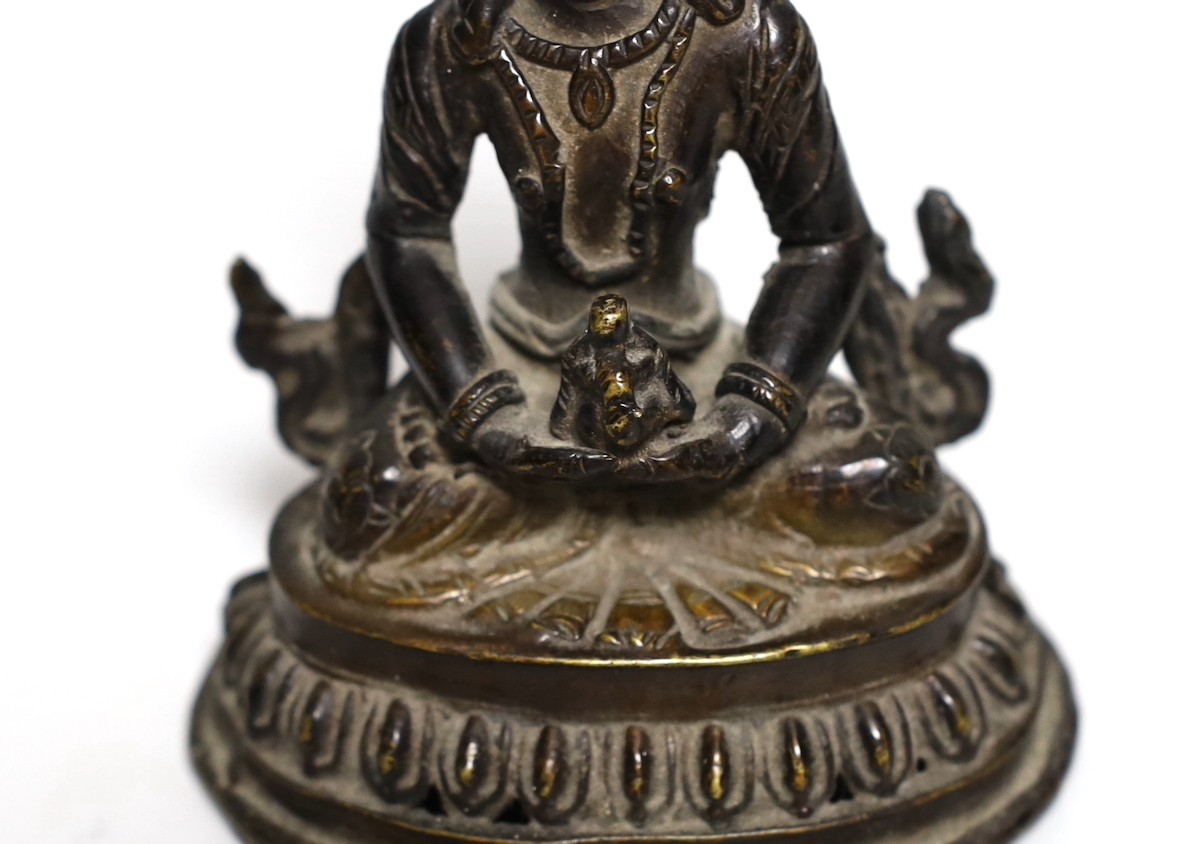 A 19th/20th century Himalayan bronze figure of a Bodhisattva, 12cm